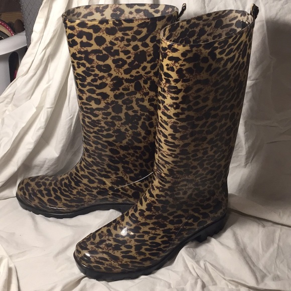 Capelli of New York Shoes - Capelli leopard rain boots